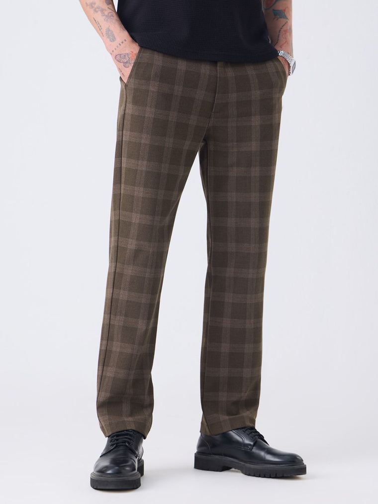 Stretch Pants: Chestnut Men Super Flex Pants