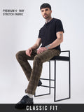 Stretch Pants: Chestnut Men Super Flex Pants