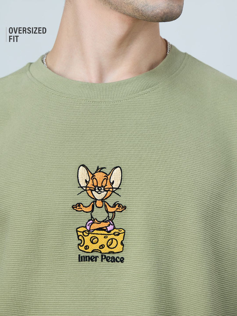 Tom & Jerry Ottoman: Inner Peace Oversized T-Shirts