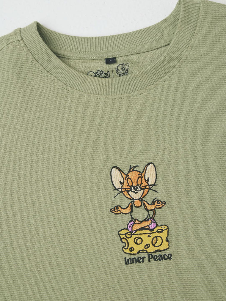 Tom & Jerry Ottoman: Inner Peace Oversized T-Shirts