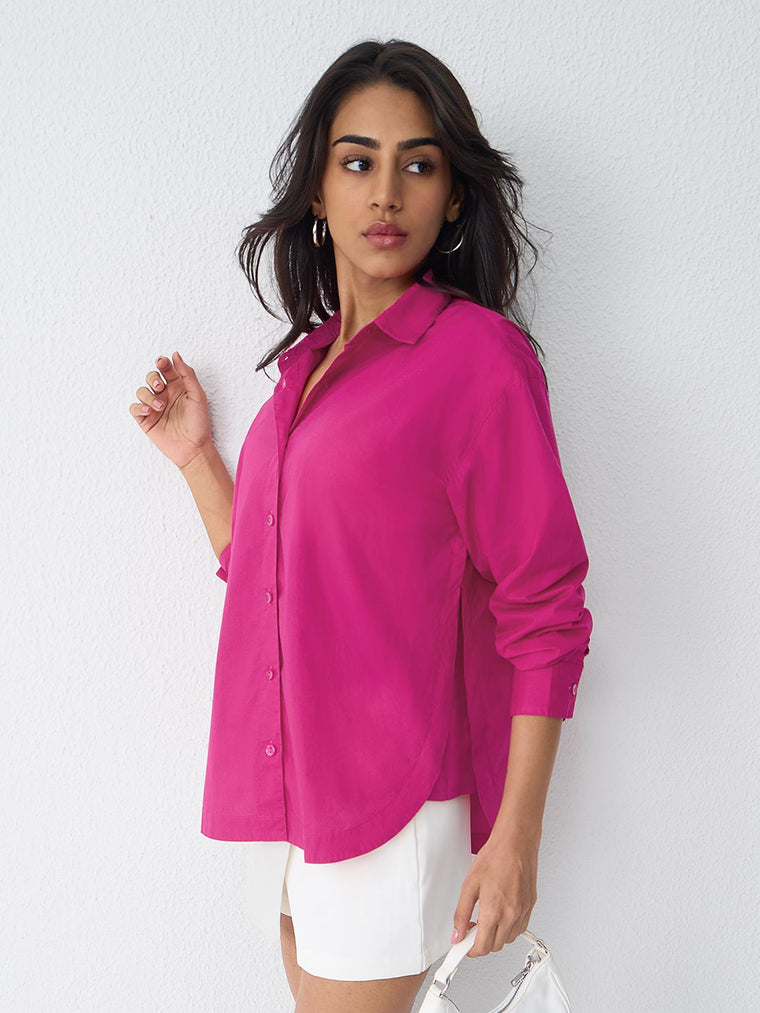 Oversized Solids: Desire Women Oversized Shirts