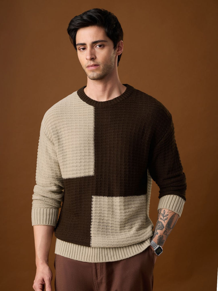 Oversized Sweater: Deep Mocha Oversized Pullovers