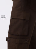 Textured Cargo Pants: Cocoa Men Cargo Pants