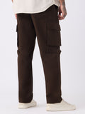 Textured Cargo Pants: Cocoa Men Cargo Pants