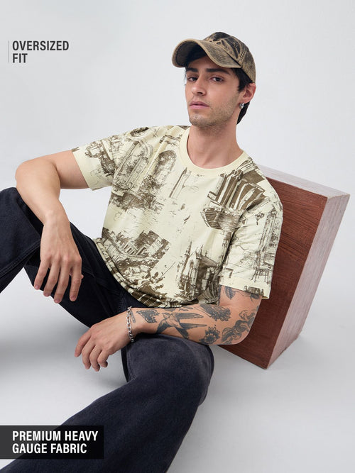 Oversized T-Shirt: Gothic Buildings Oversized T-Shirts