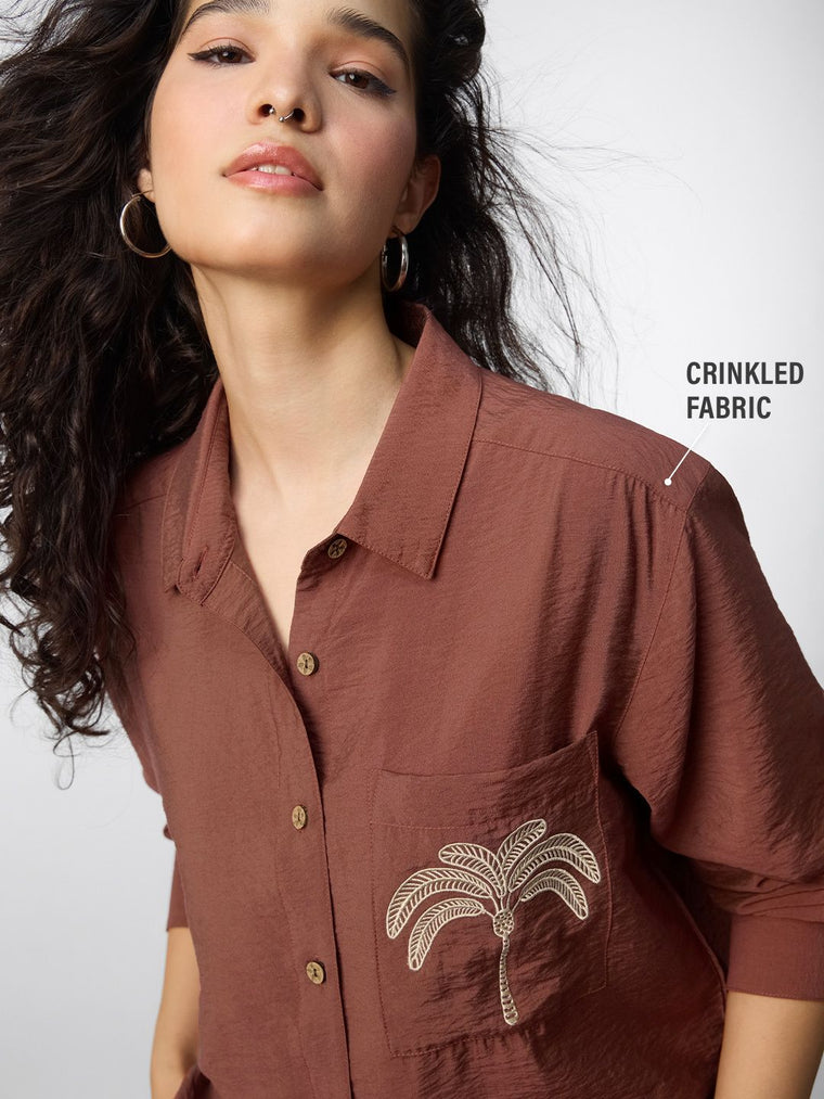 Textured Shirt: Bliss Women Relaxed Shirts