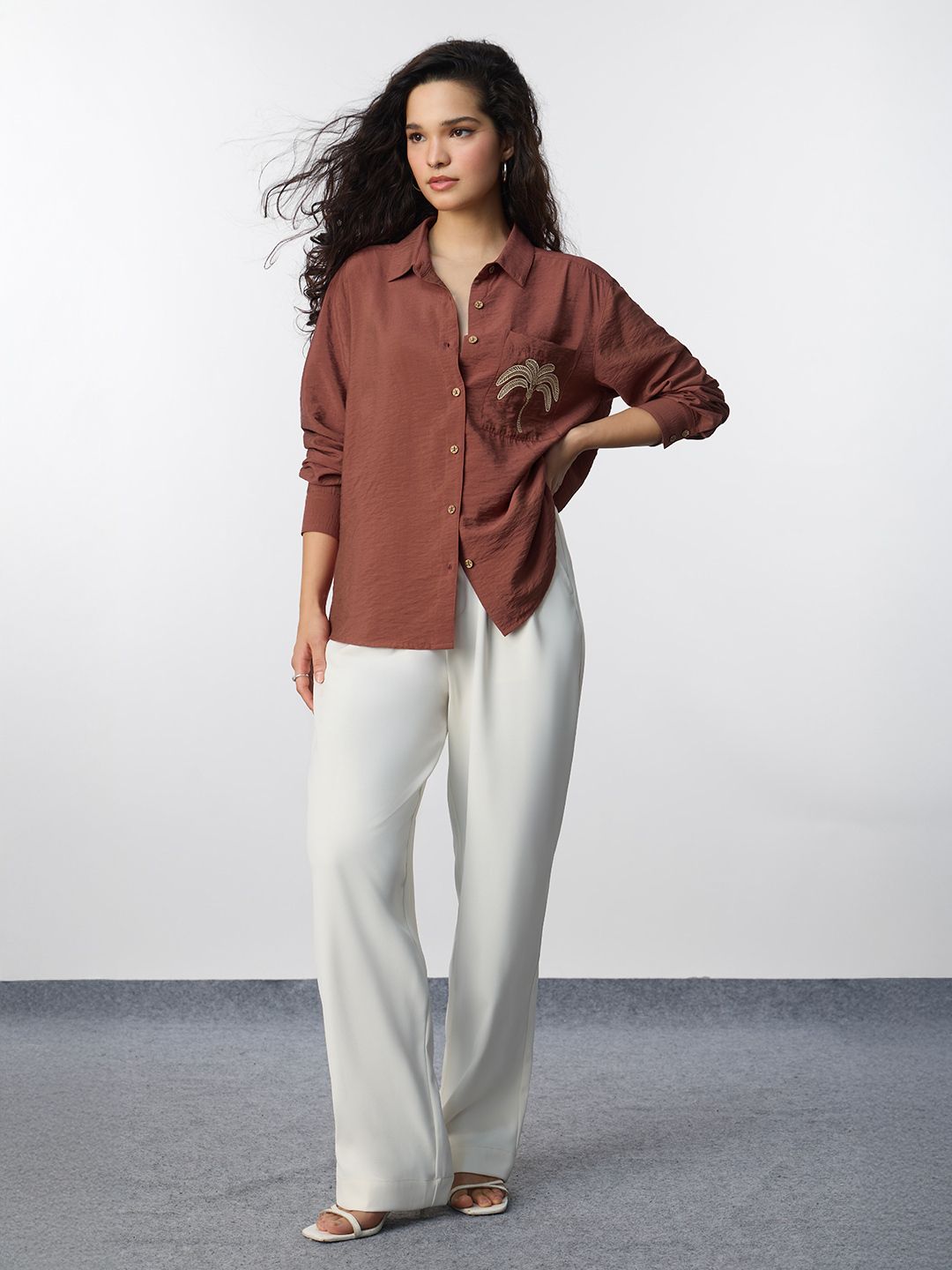 Textured Shirt: Bliss Women Relaxed Shirts