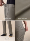 Super Pants: Beige (Classic Fit) Men Super Flex Pants