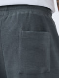 Textured Shorts: Greystone Men Cargo Shorts