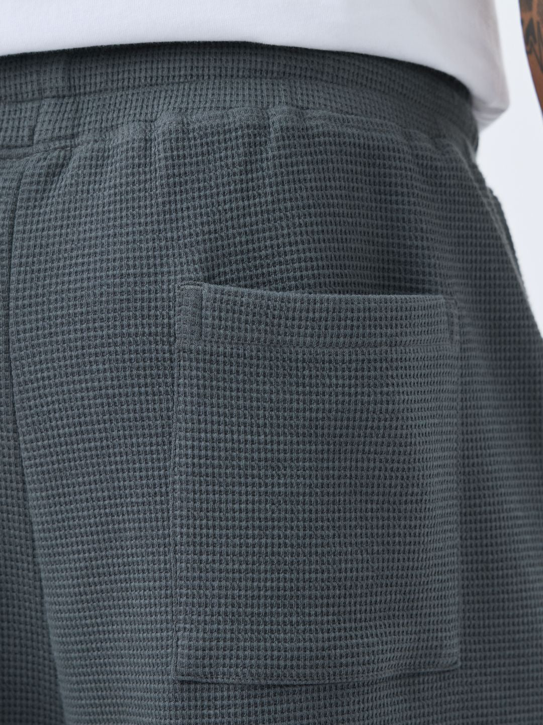Textured Shorts: Greystone Men Cargo Shorts