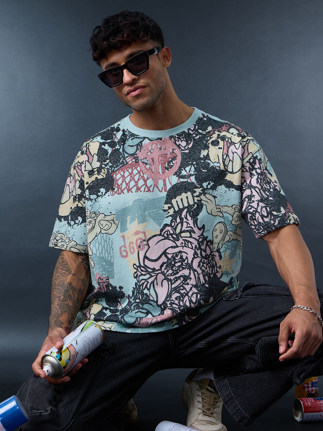 Looney Tunes: Wild Taz Oversized T-Shirts