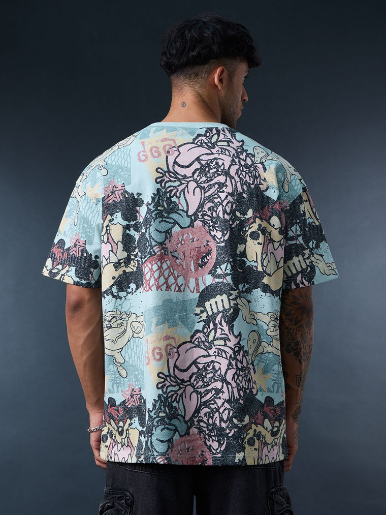 Looney Tunes: Wild Taz Oversized T-Shirts