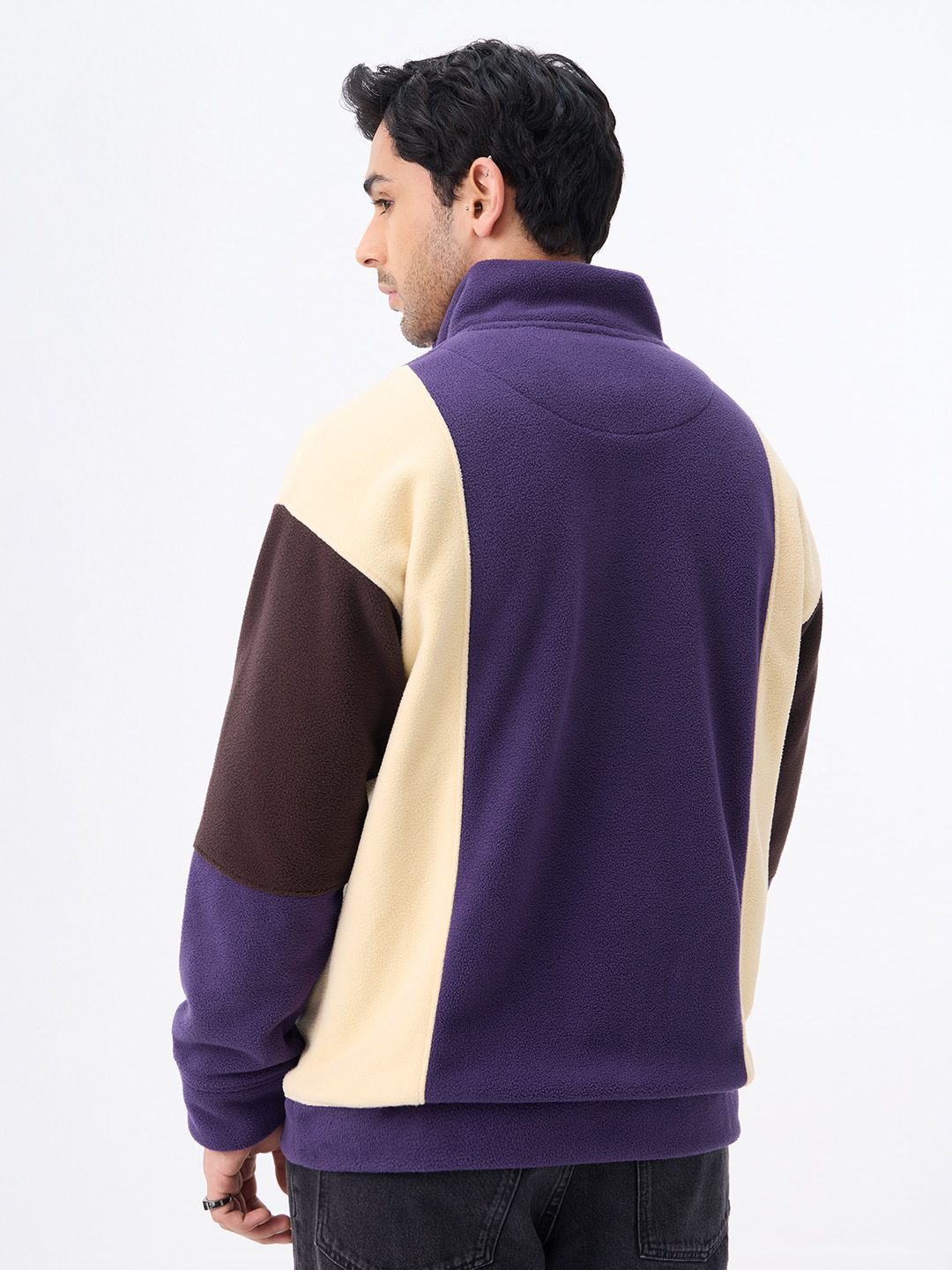 Oversized Sweatshirt: Dark Berry Men Oversized Sweatshirts