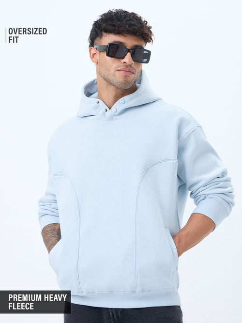 Oversized Hoodie: Marine Men Oversized Hoodies