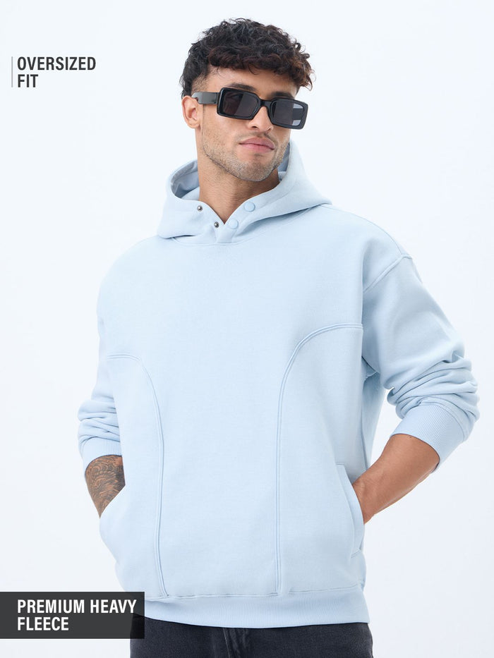 Oversized Hoodie: Marine Men Oversized Hoodies