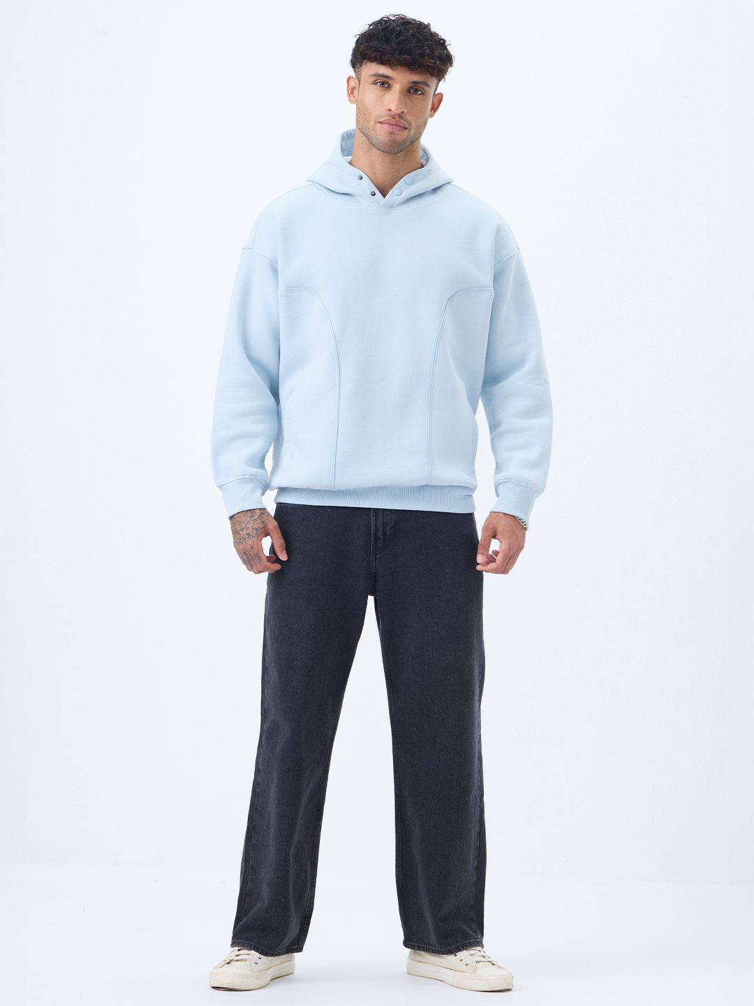 Oversized Hoodie: Marine Men Oversized Hoodies