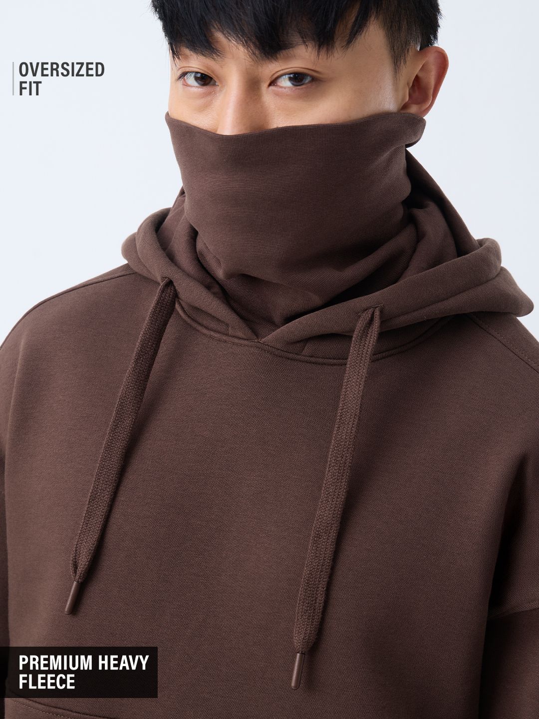 Ninja Cops: Brownstone Men Oversized Hoodies