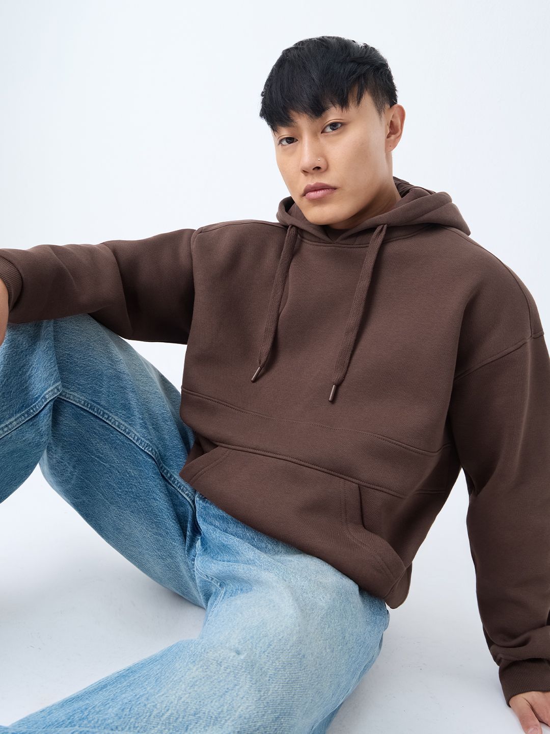 Ninja Cops: Brownstone Men Oversized Hoodies