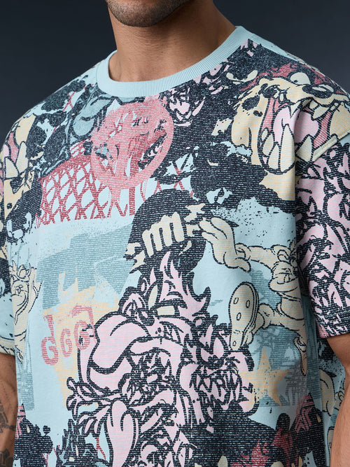 Looney Tunes: Wild Taz Oversized T-Shirts
