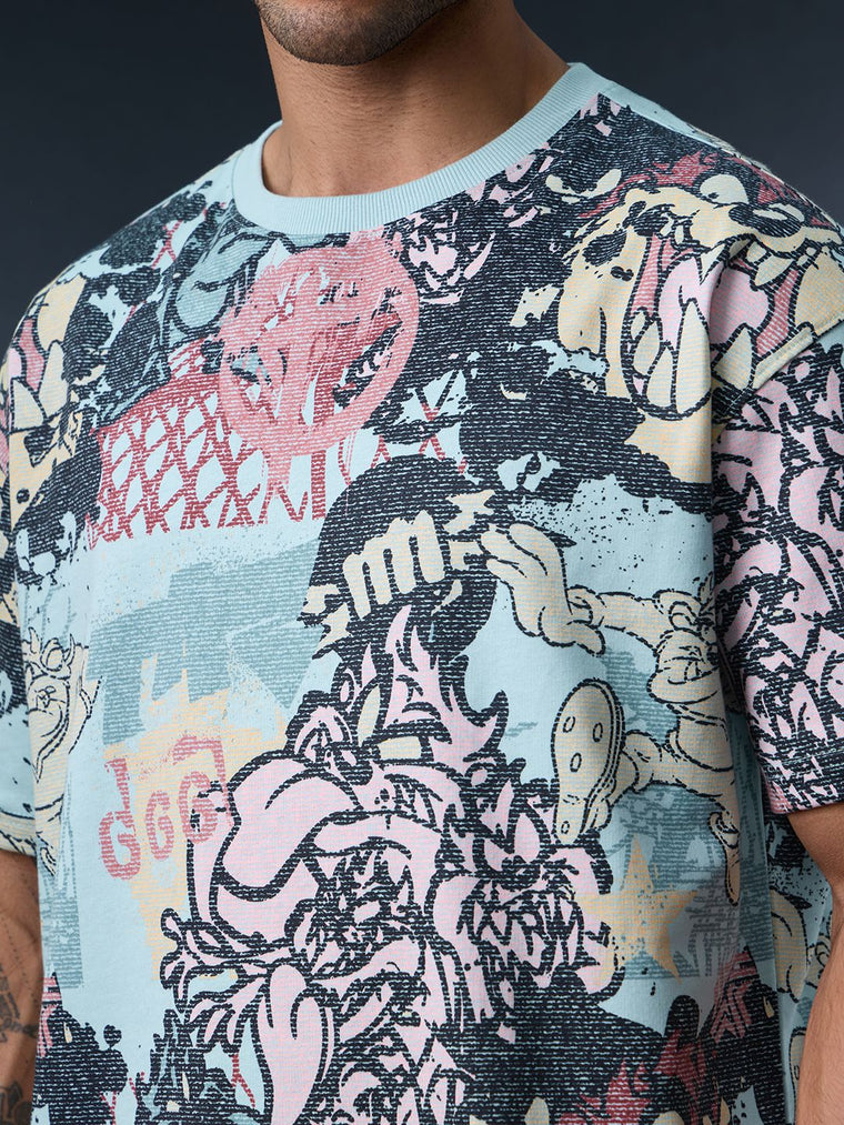 Looney Tunes: Wild Taz Oversized T-Shirts