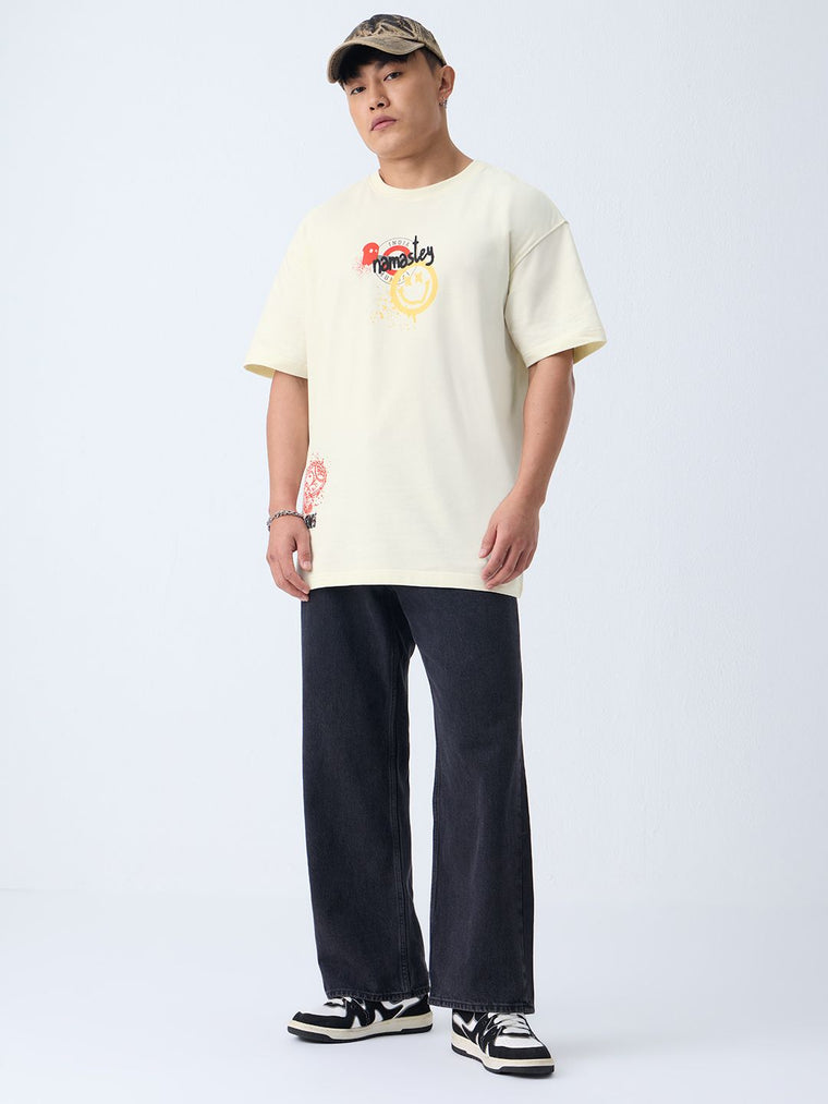 S.W.SMILEY: In India Oversized T-Shirts