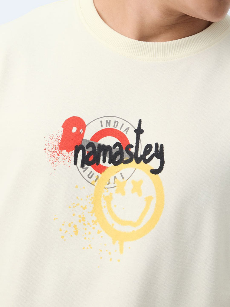 S.W.SMILEY: In India Oversized T-Shirts