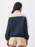 Suede Jacket: Celestial Women Varsity Jackets