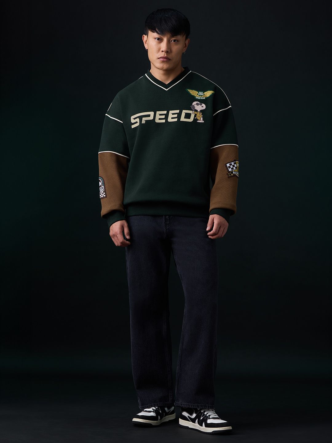 Peanuts: Speed Men Oversized Sweatshirts