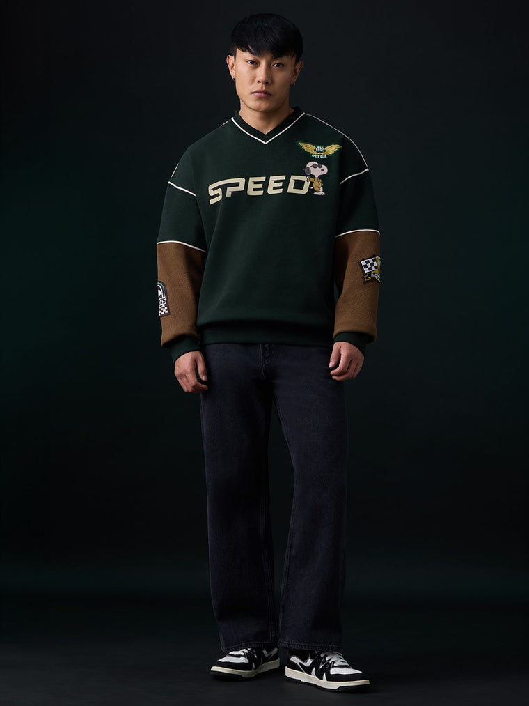 Peanuts: Speed Men Oversized Sweatshirts