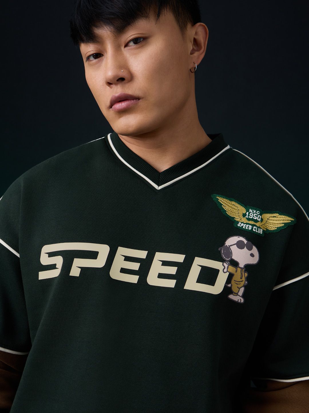 Peanuts: Speed Men Oversized Sweatshirts
