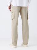 Solids: Beige Men Cargo Pants