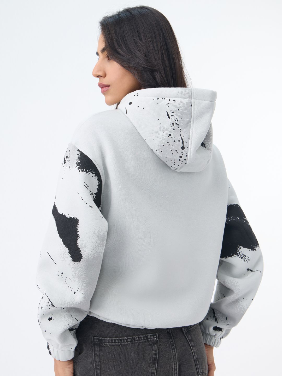 Kung Fu Panda: Inky Warrior Women Oversized Hoodies