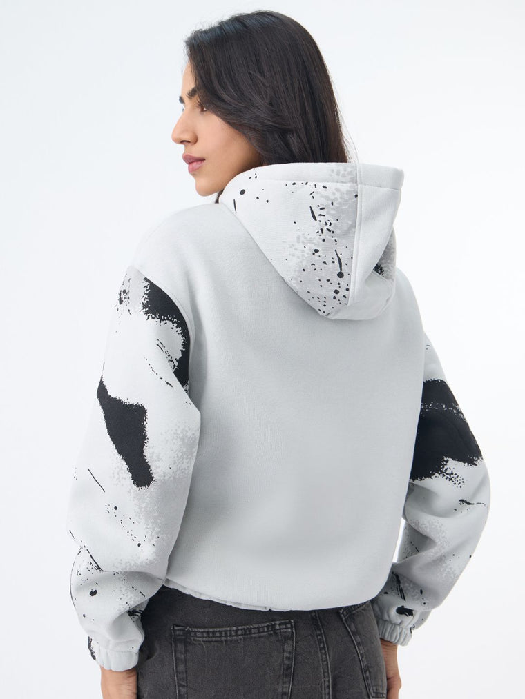 Kung Fu Panda: Inky Warrior Women Oversized Hoodies