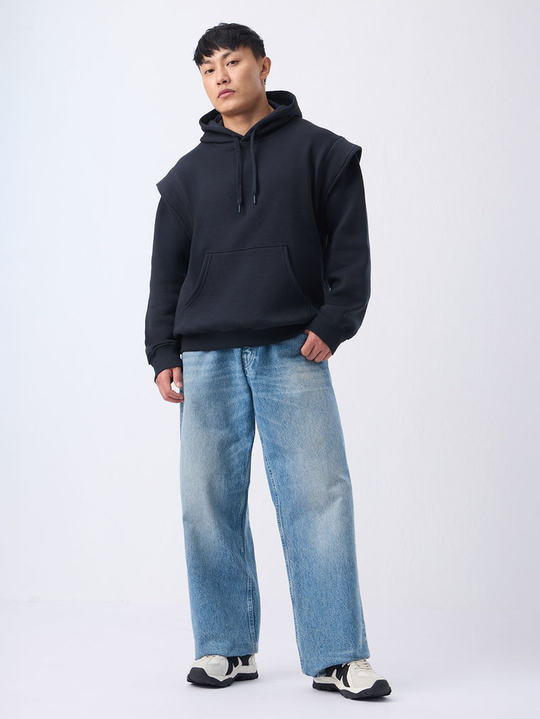 Korean Hoodie: Midnight Men Oversized Hoodies