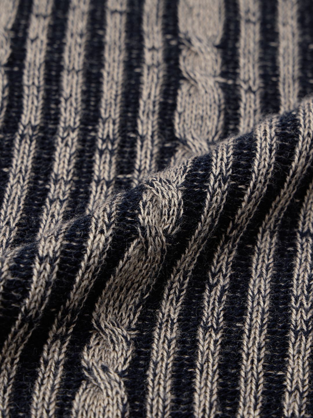 Cable-Knit Sweater: Hazel Noir Women Fitted Sweaters