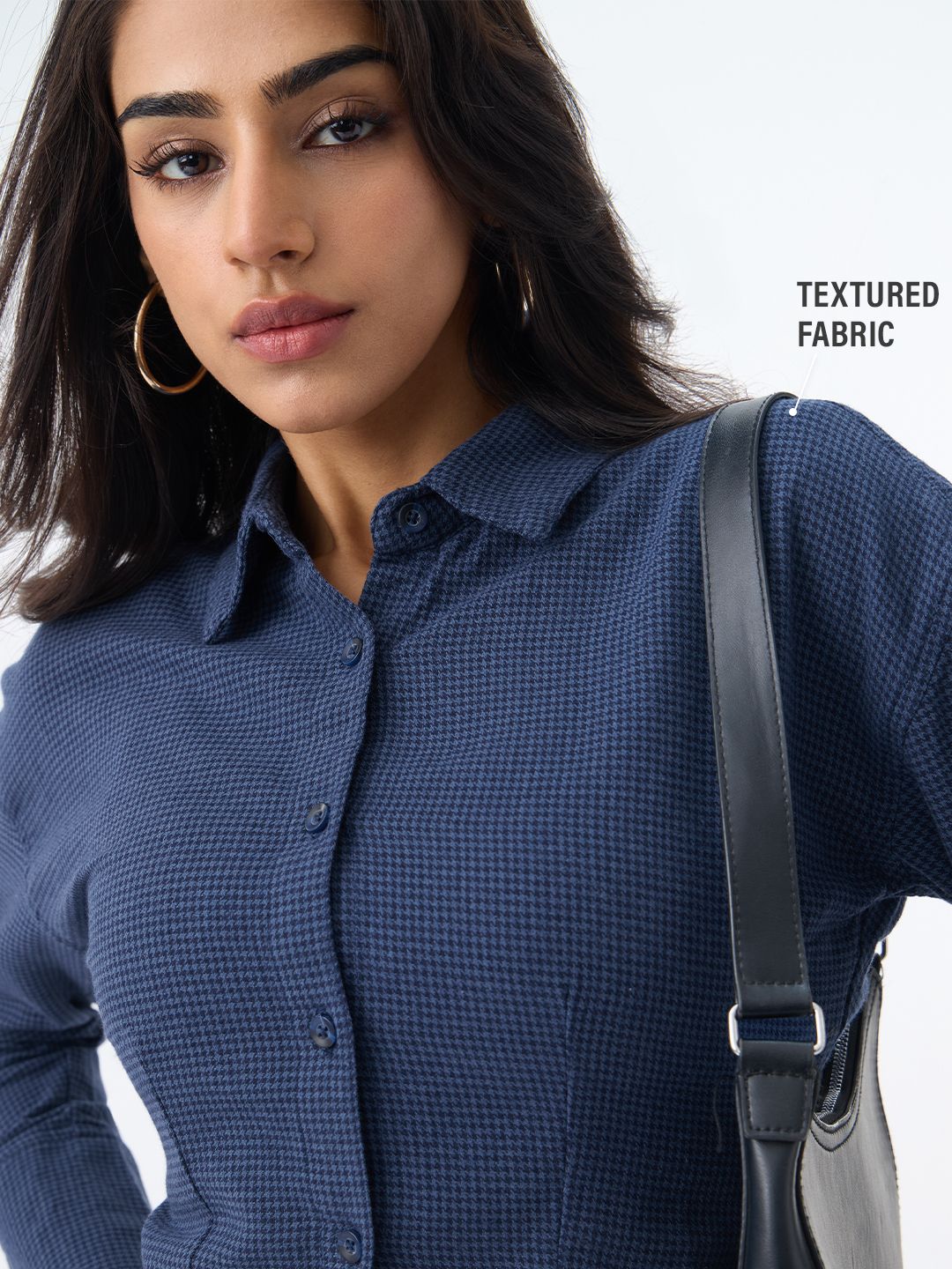 Cropped Shirt: Heron Women Cropped Shirts