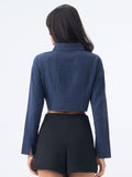 Cropped Shirt: Heron Women Cropped Shirts