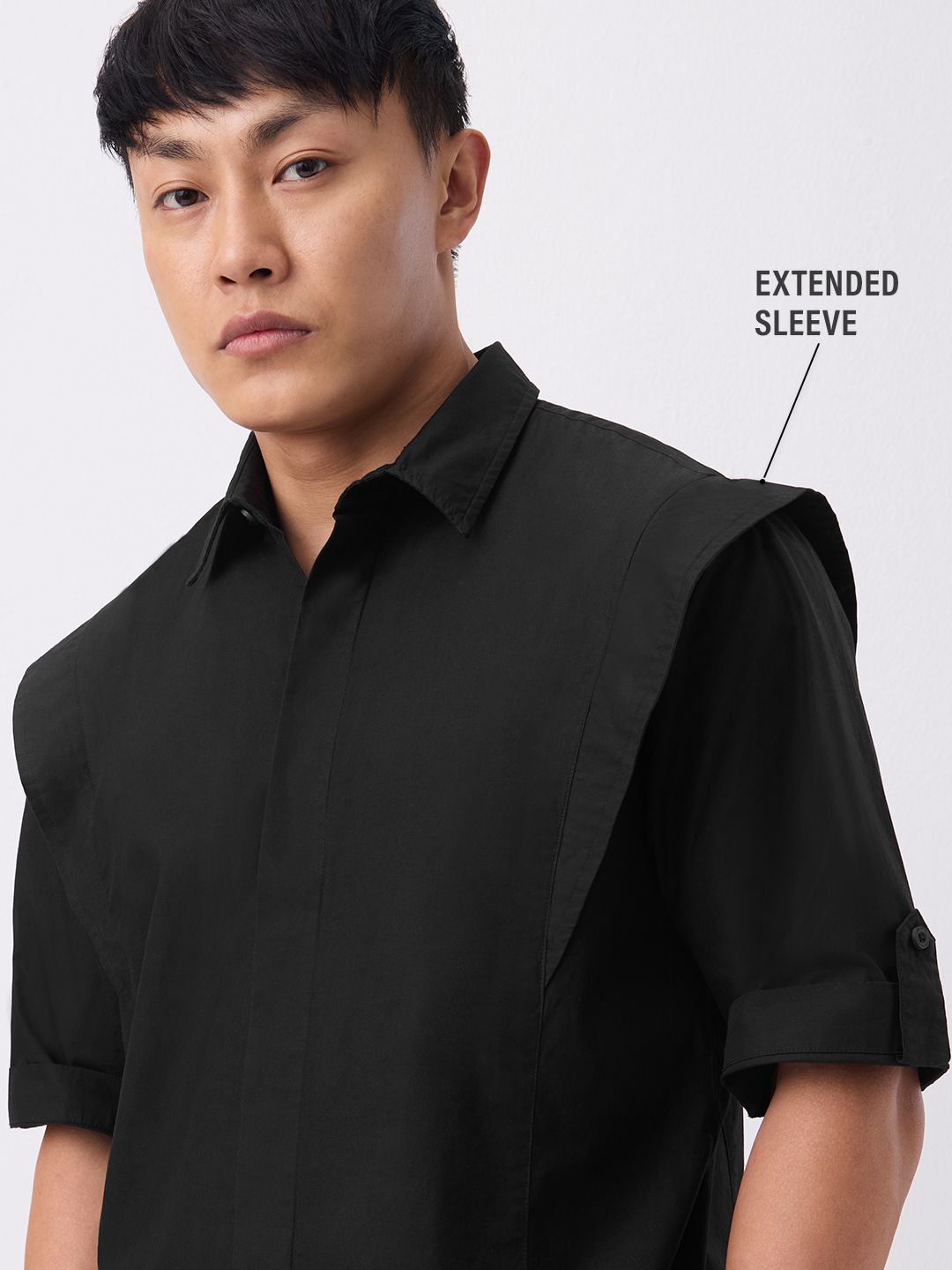 Korean Shirt: Onyx Oversized Shirts
