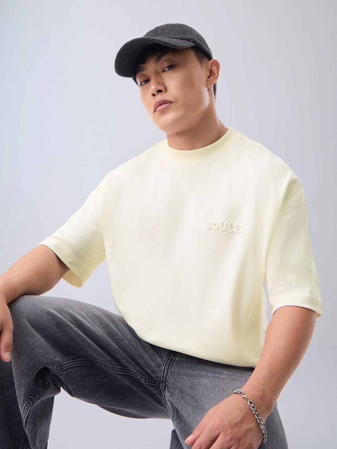 Super-Oversized Tee: Soft Pearl Super Oversized T-Shirts