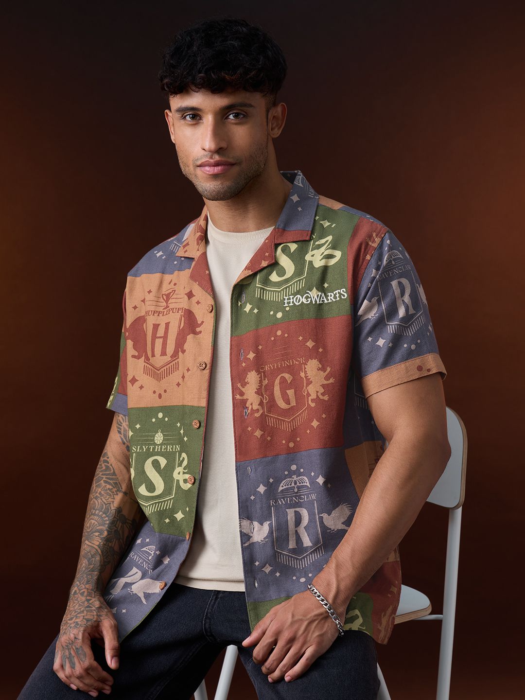 Harry Potter: The Hogwarts House Holiday Shirts