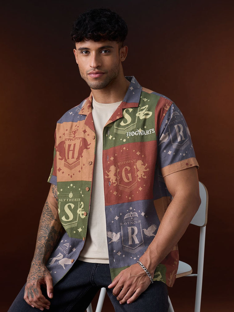 Harry Potter: The Hogwarts House Holiday Shirts