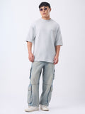 Super-Oversized Tee: Stone Grey Super Oversized T-Shirts