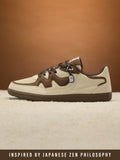 Kanso V2: Beige Men Low Top Sneakers