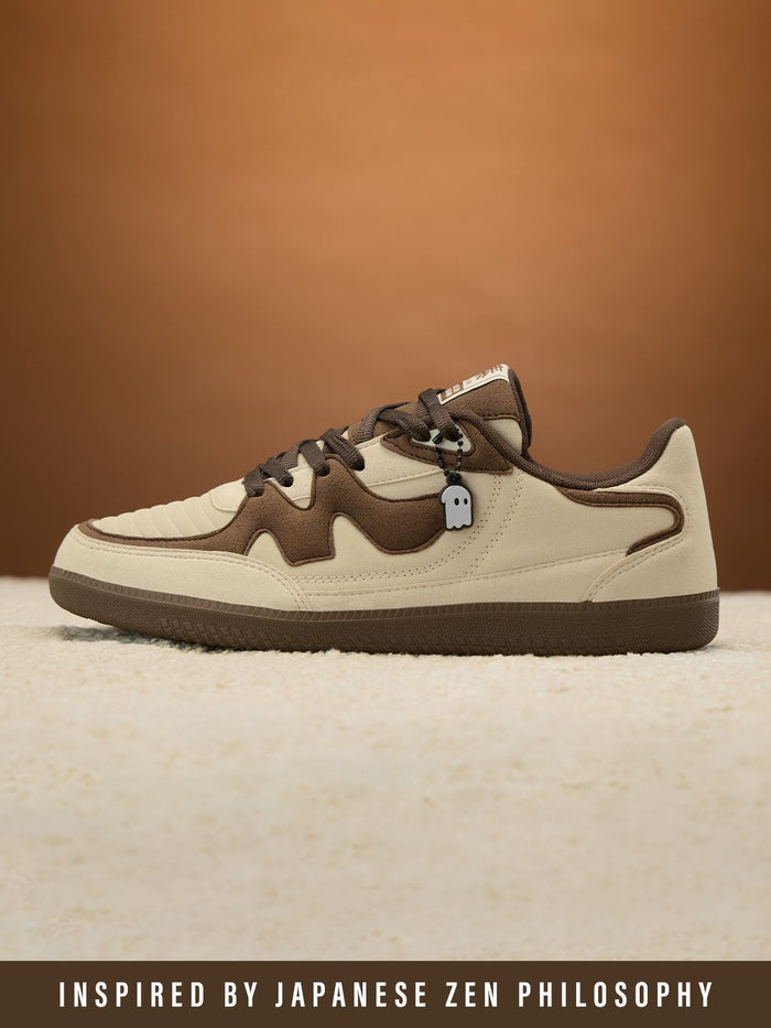 Kanso V2: Beige Men Low Top Sneakers