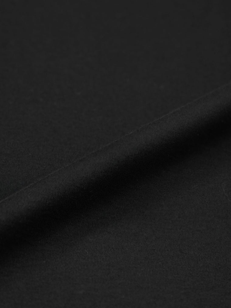 Solids: Black Men Relaxed Fit T-Shirts