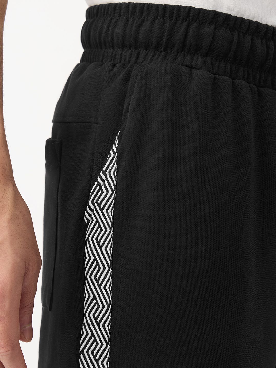 Straight-Fit Joggers: Black Men Joggers