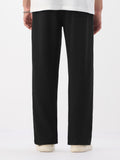 Straight-Fit Joggers: Black Men Joggers