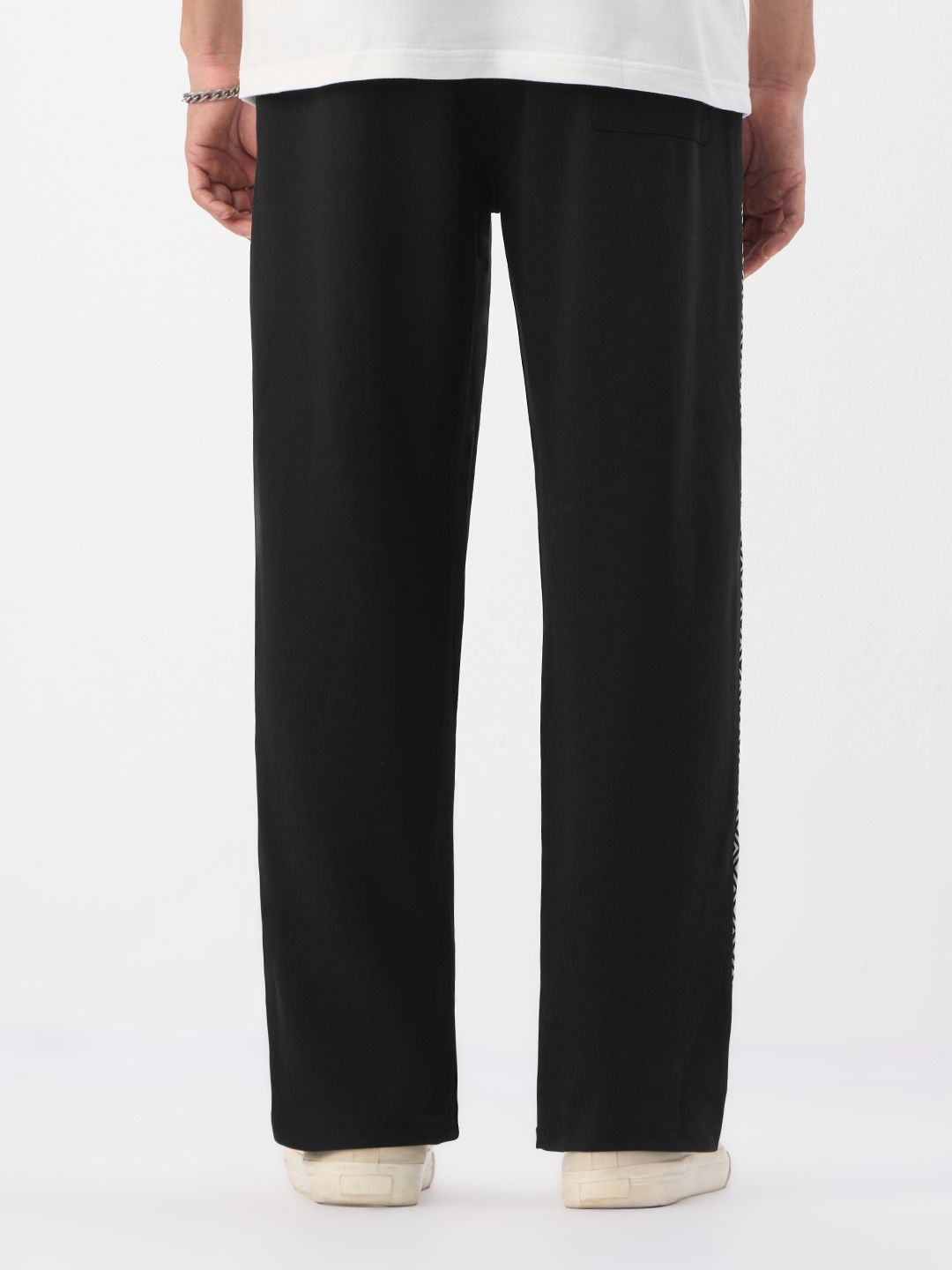 Straight-Fit Joggers: Black Men Joggers