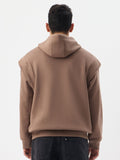 Korean Hoodie: Desert Dune Men Oversized Hoodies