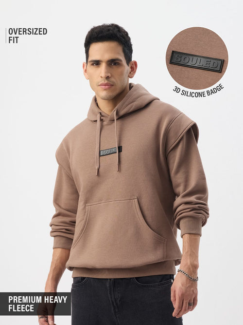 Korean Hoodie: Desert Dune Men Oversized Hoodies